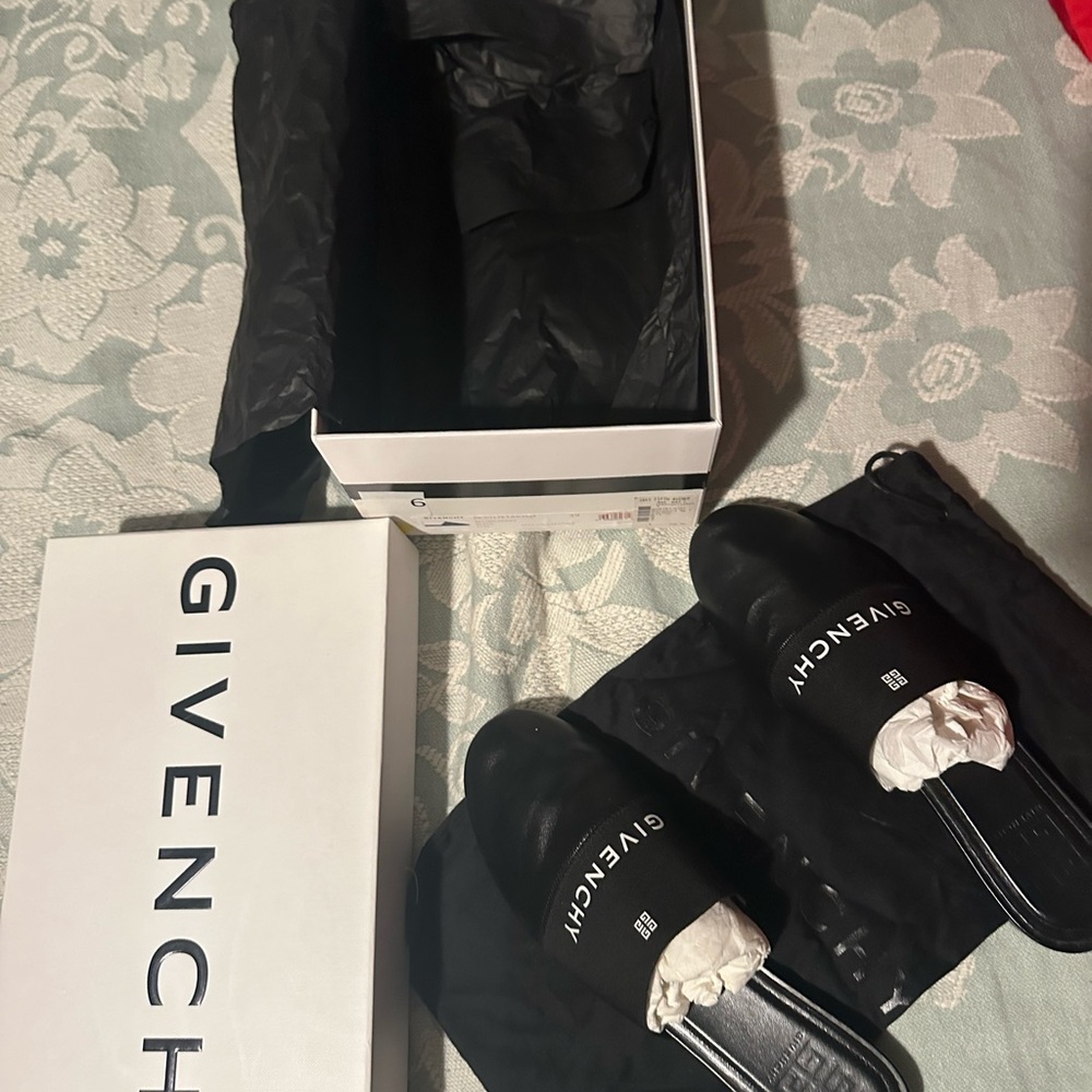 Givenchy Black Slides